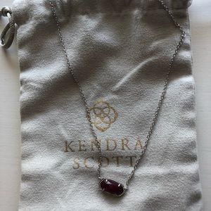 Brand new burgundy Kendra Scott necklace